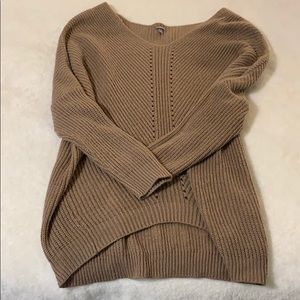 Beige Oversized Sweater